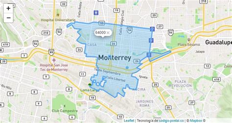 monterrey nuevo leon mexico zip.